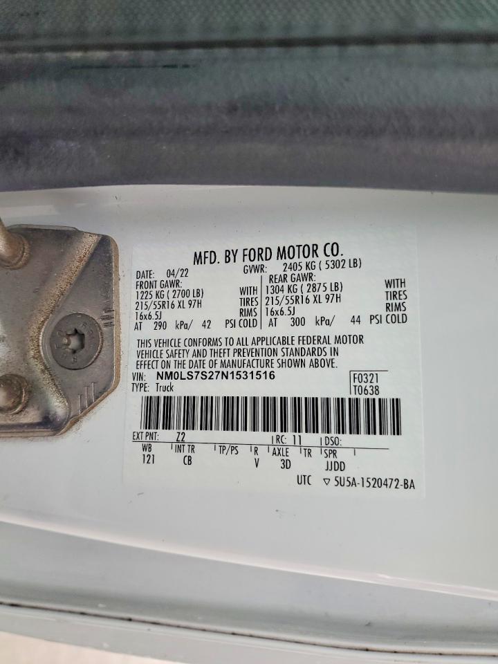 2022 Ford Transit Connect XL