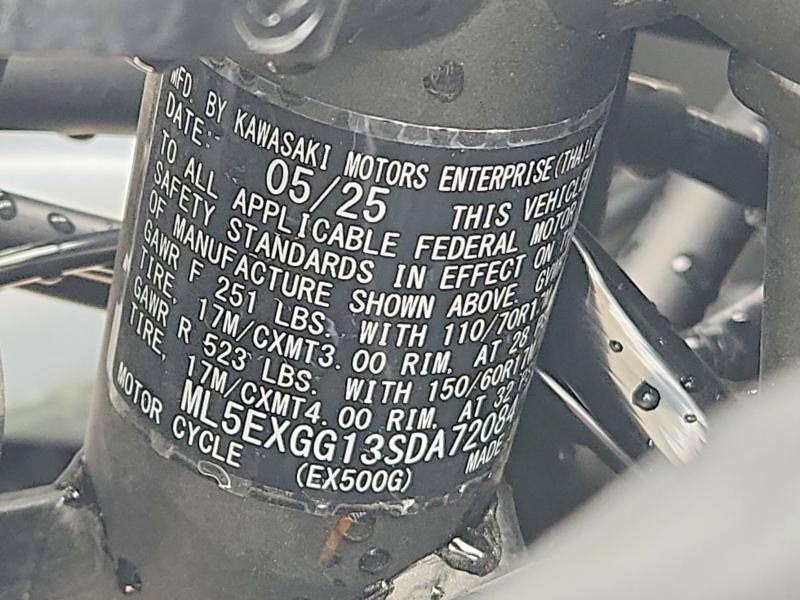 2025 Kawasaki EX500