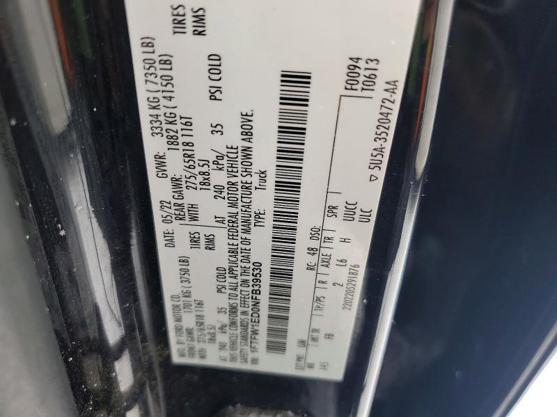 2022 Ford F150 Supercrew
