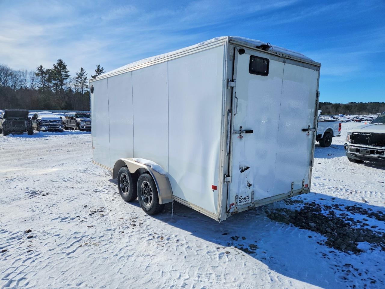 2021 Alcom Enclosed Cargo Trailer