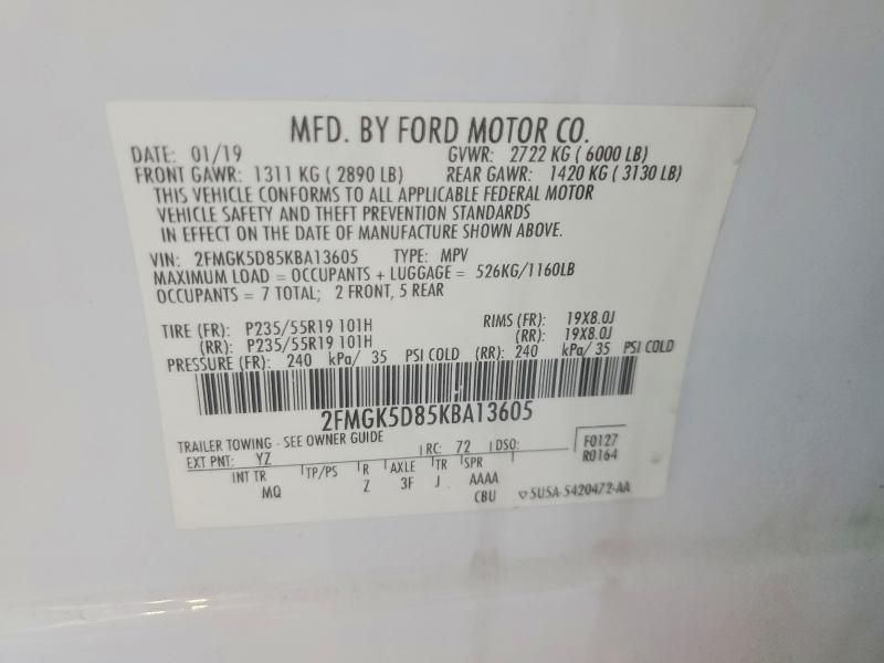 2019 Ford Flex Limited