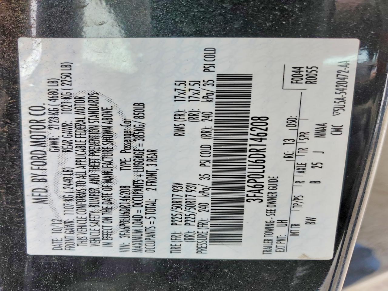 2013 Ford Fusion se Hybrid