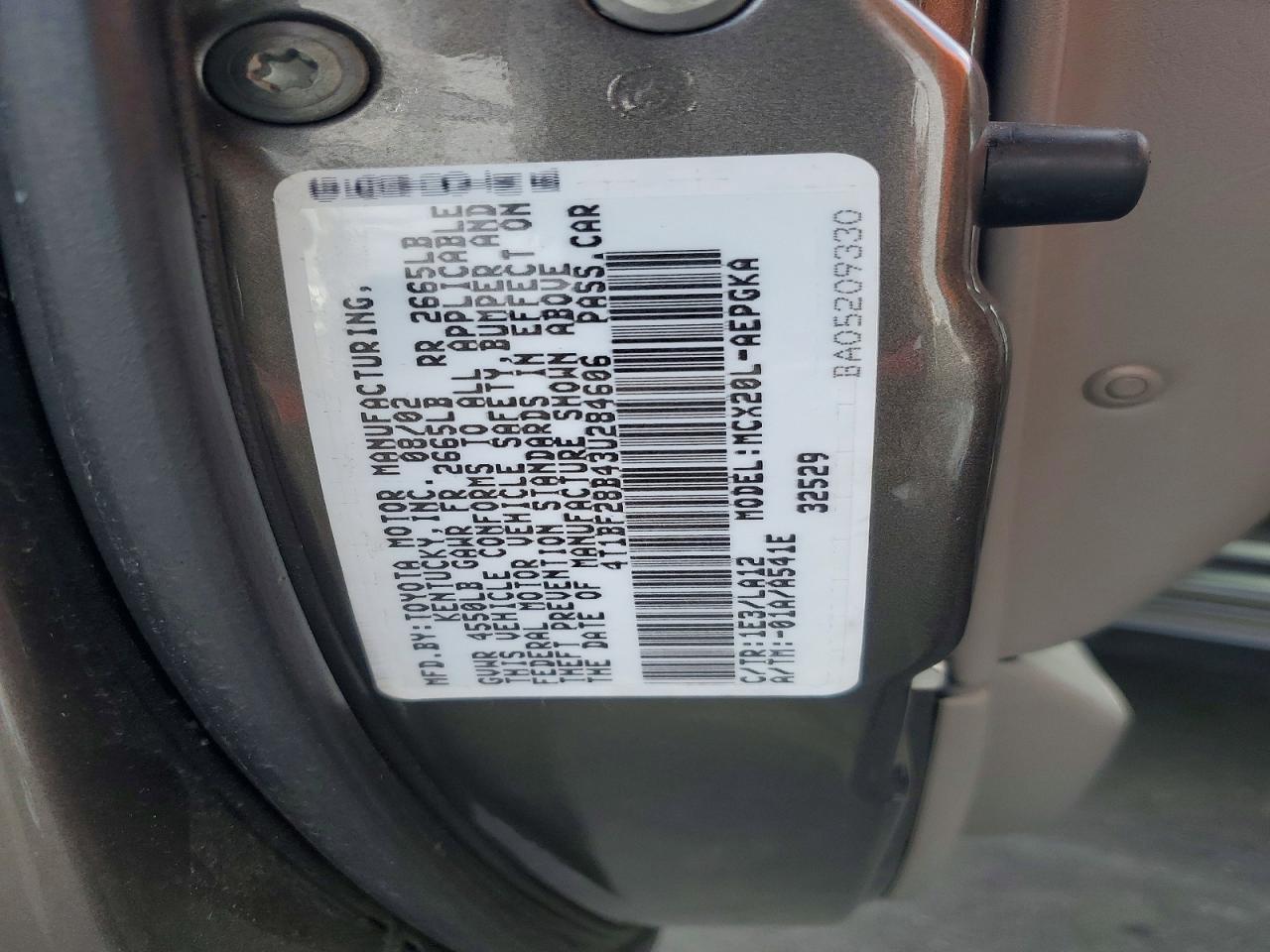 2003 Toyota Avalon xl