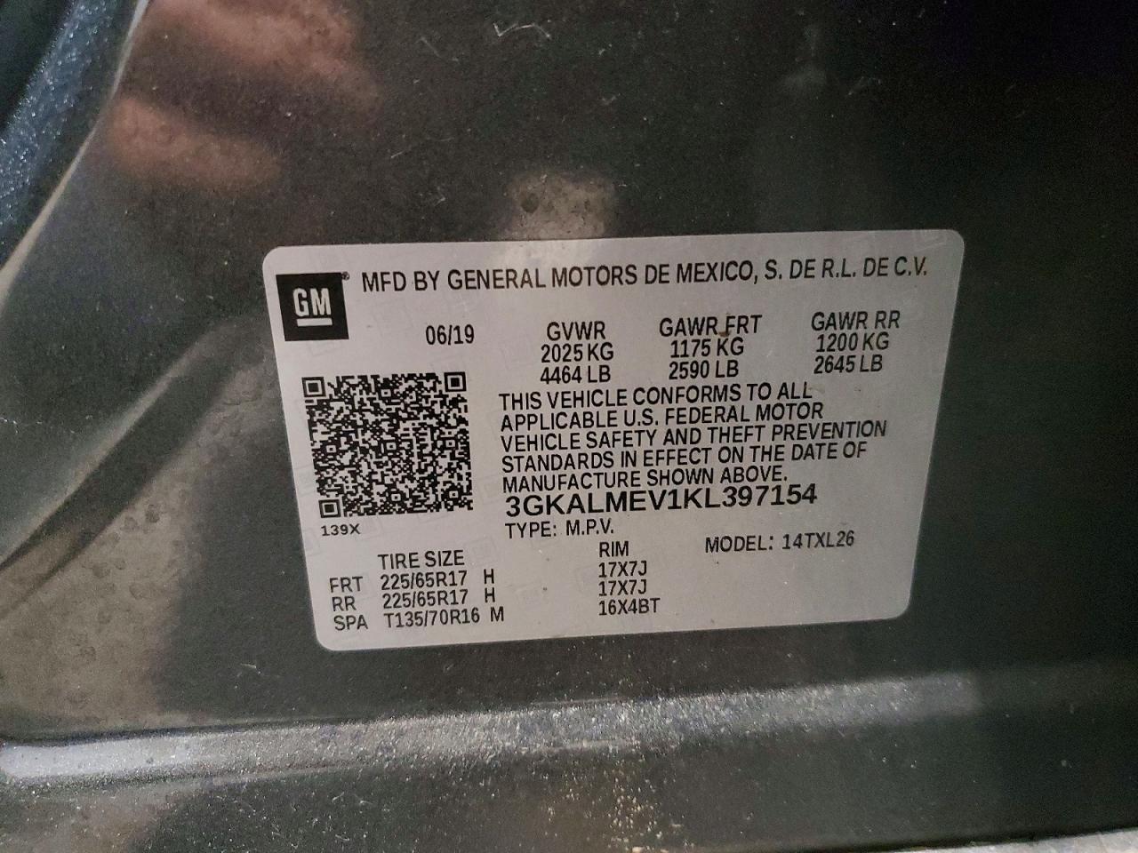 2019 GMC Terrain sle