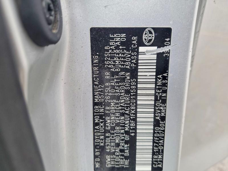2012 Toyota Camry Base