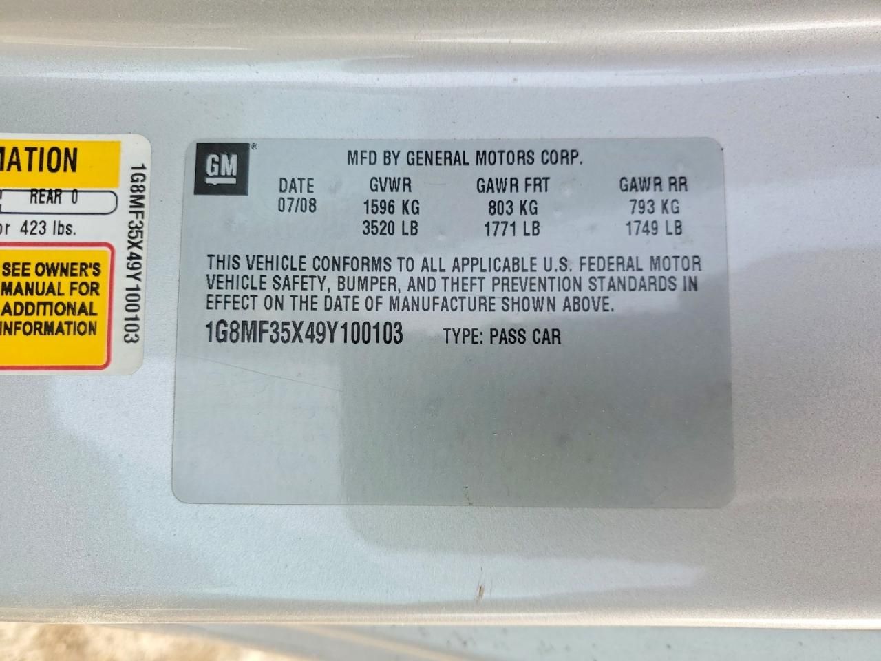 2009 Saturn Sky Redline