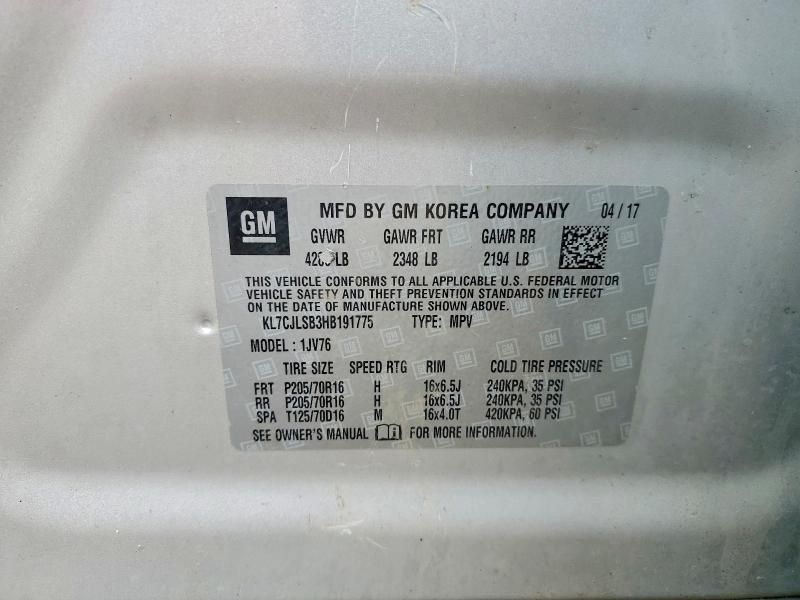 2017 Chevrolet Trax 1LT