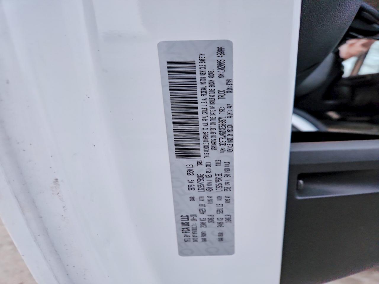 2019 Dodge RAM Promaster 1500 1500 Standard