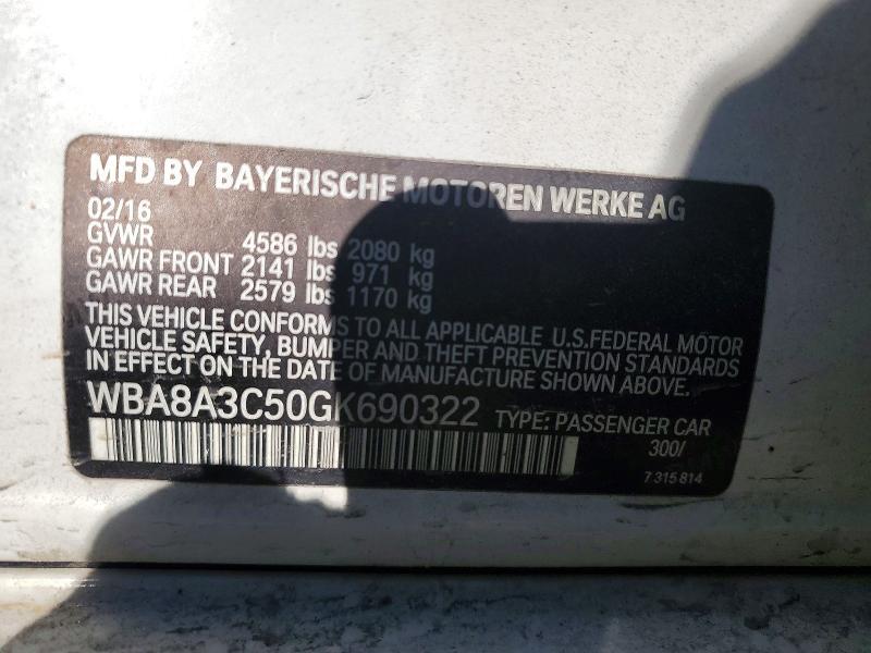 2016 BMW 320 xi