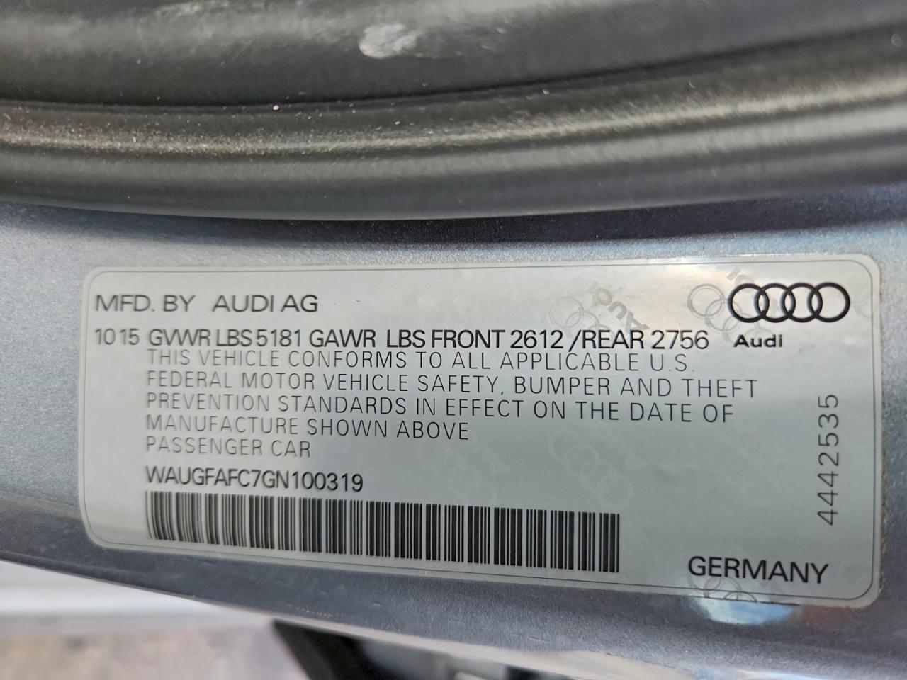 2016 Audi A6 Premium Plus