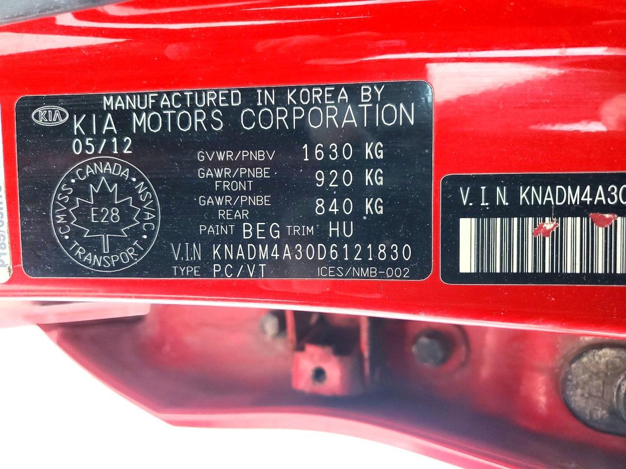 2013 KIA Rio lx