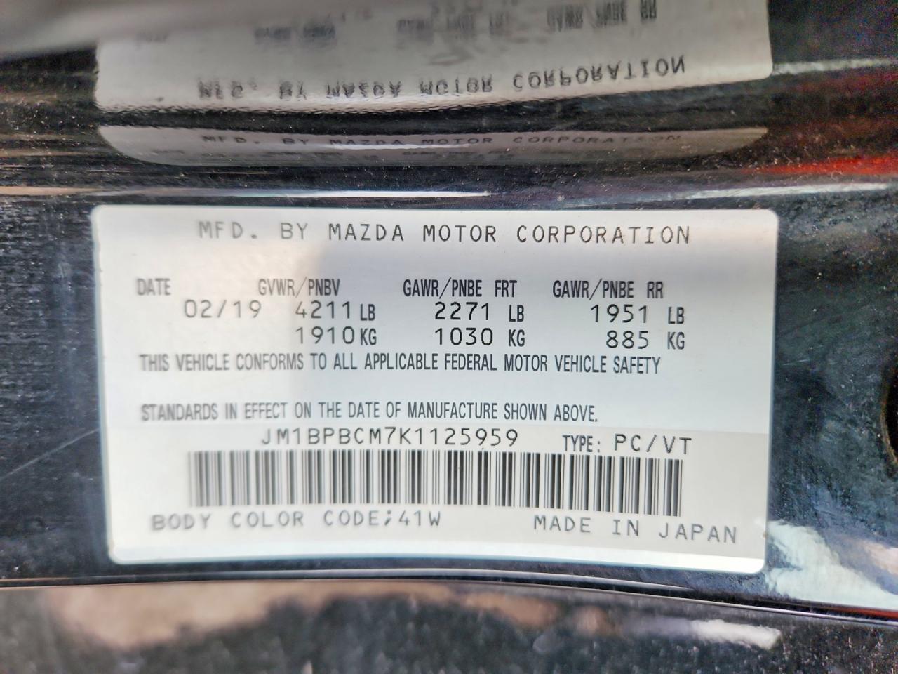 2019 Mazda 3 Preferred Plus
