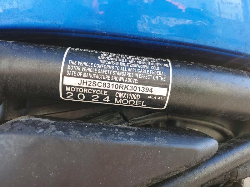 2024 Honda CMX1100 D