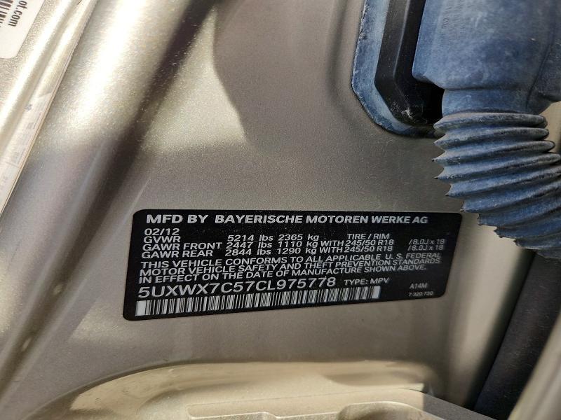 2012 BMW X3 Xdrive35i