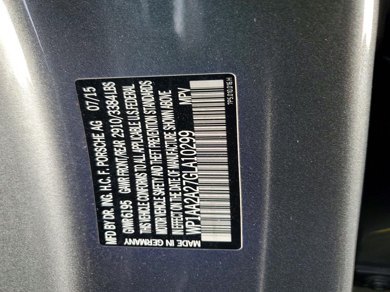 2016 Porsche Cayenne