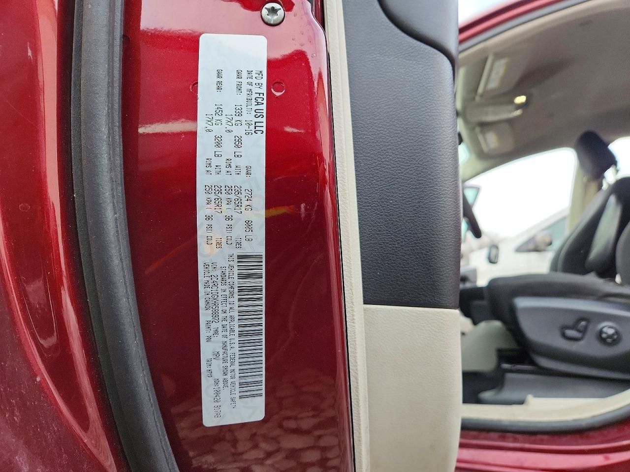 2017 Chrysler Pacifica Touring