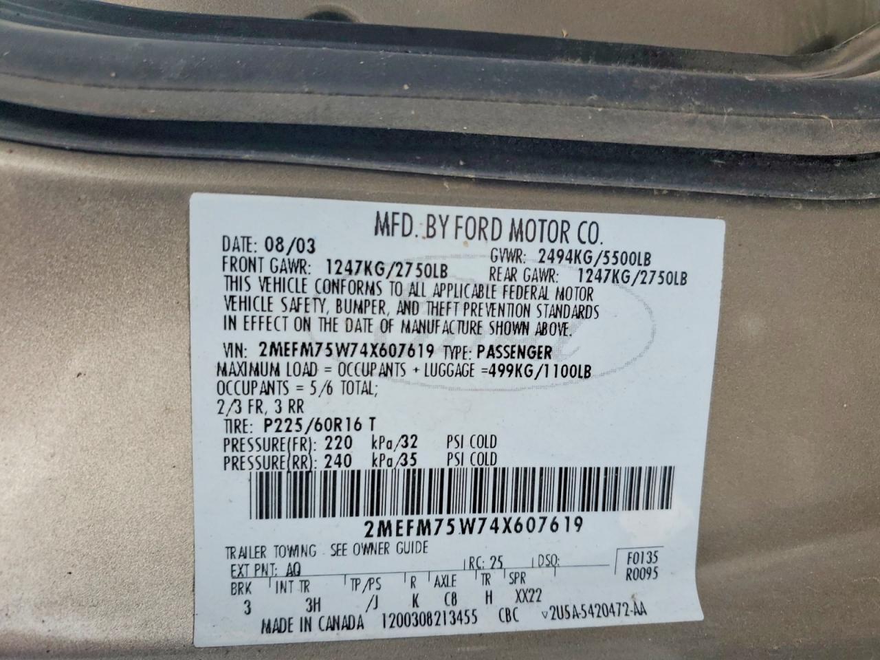 2004 Mercury Grand Marquis ls