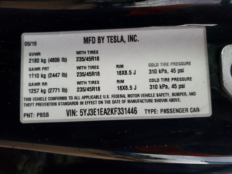 2019 Tesla Model 3