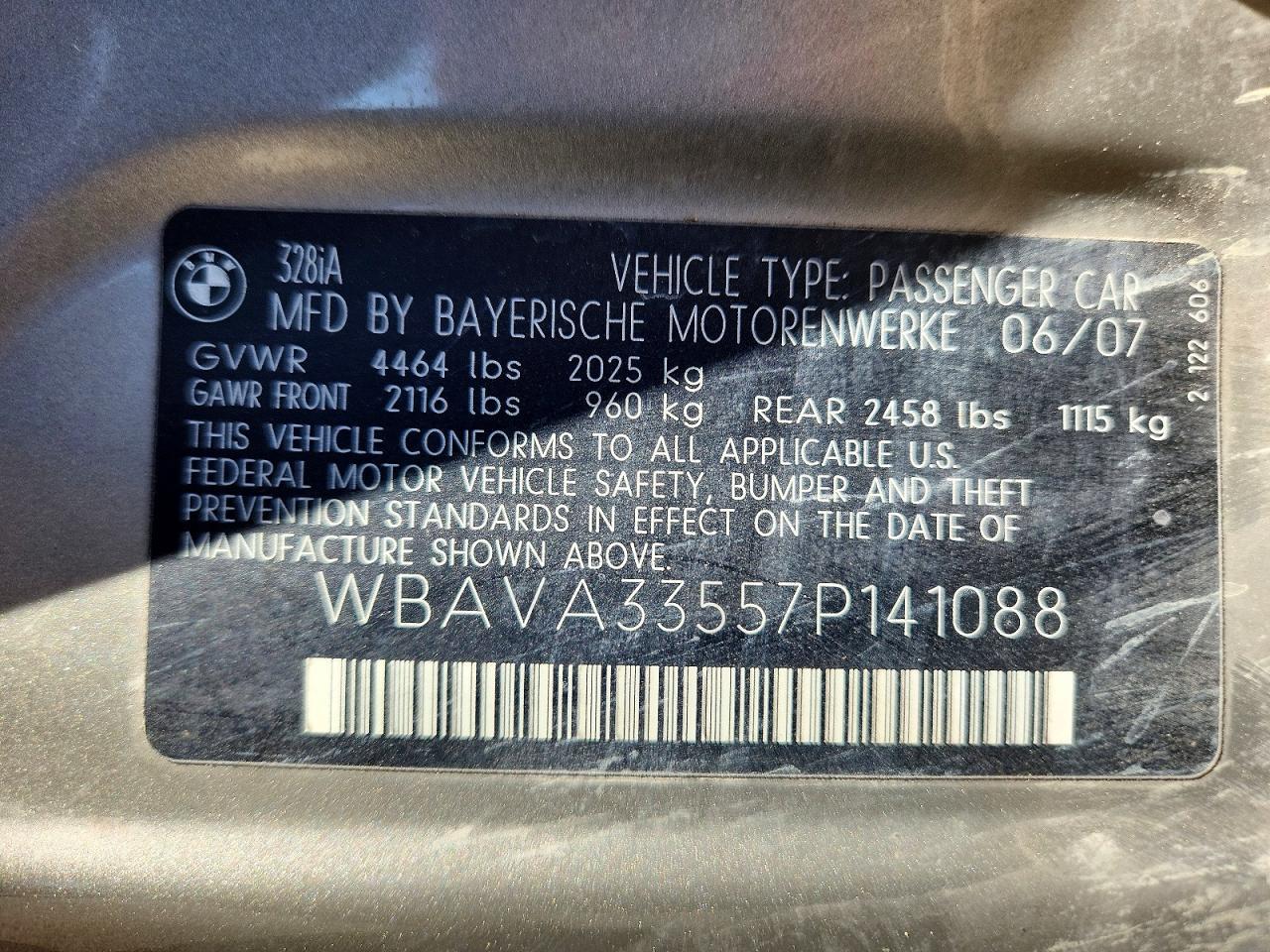 2007 BMW 328 i