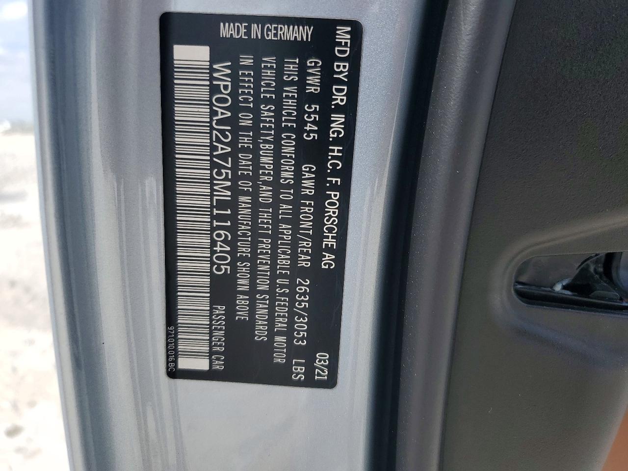 2021 Porsche Panamera Base