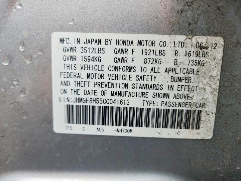 2012 Honda Fit Sport