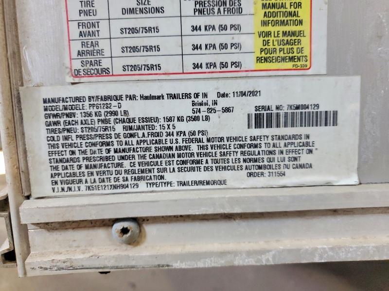 2022 Haulmark Mark Enclosed Cargo Trailer