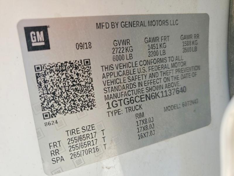 2019 GMC Canyon SLE