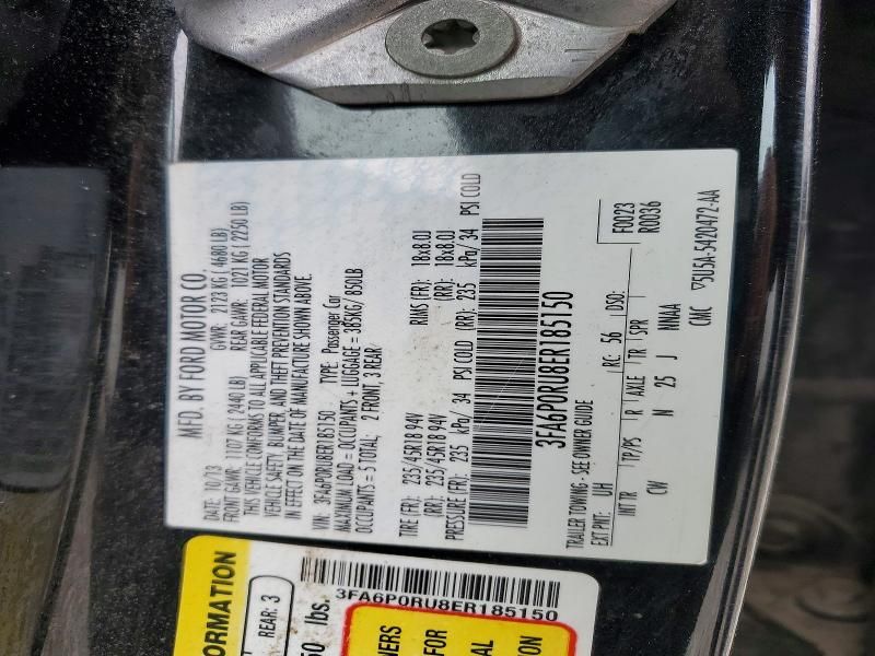 2014 Ford Fusion Titanium hev