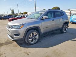 Jeep salvage cars for sale: 2021 Jeep Compass Limited