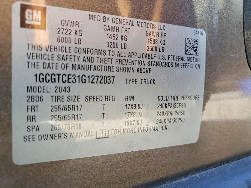 2016 Chevrolet Colorado LT