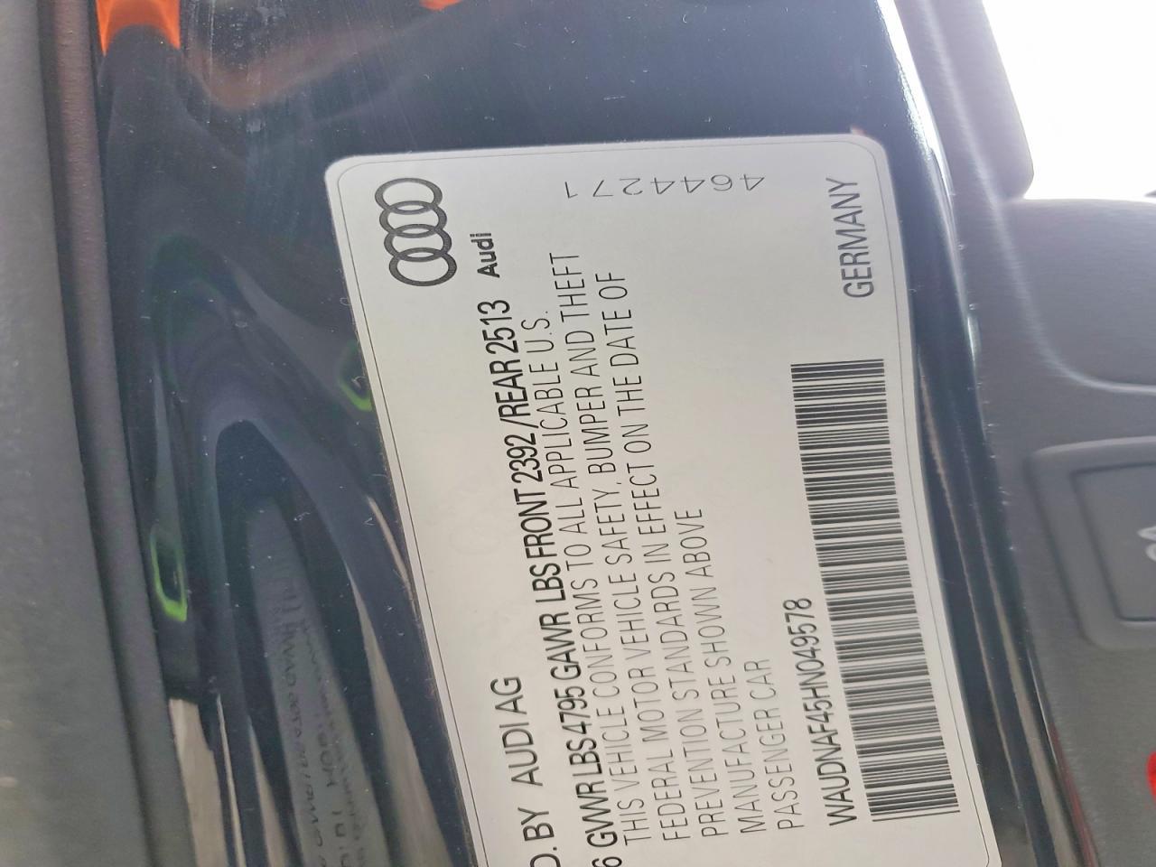 2017 Audi A4 Premium