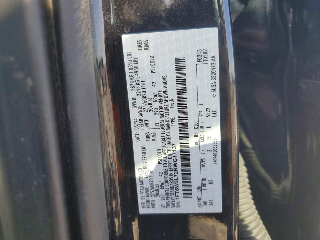 2024 Ford F150 Lightning XLT