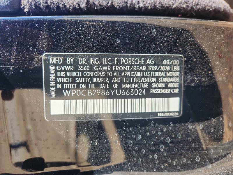 2000 Porsche Boxster s