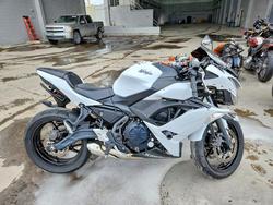 Salvage motorcycles for sale at Fredericksburg, VA auction: 2017 Kawasaki EX650 J