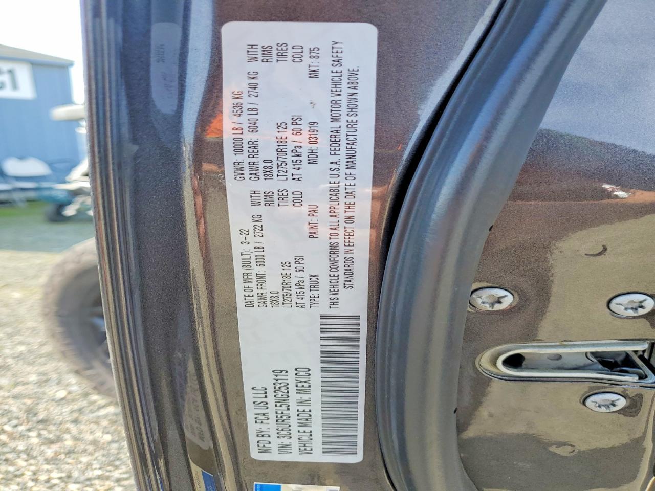 2022 Dodge 2500 Laramie