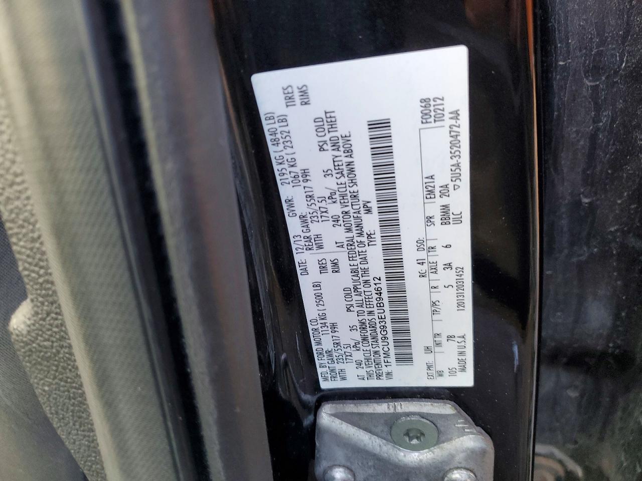 2014 Ford Escape s fwd