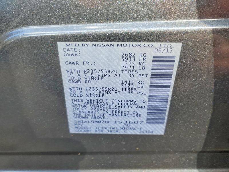 2013 Infiniti Jx35 Base