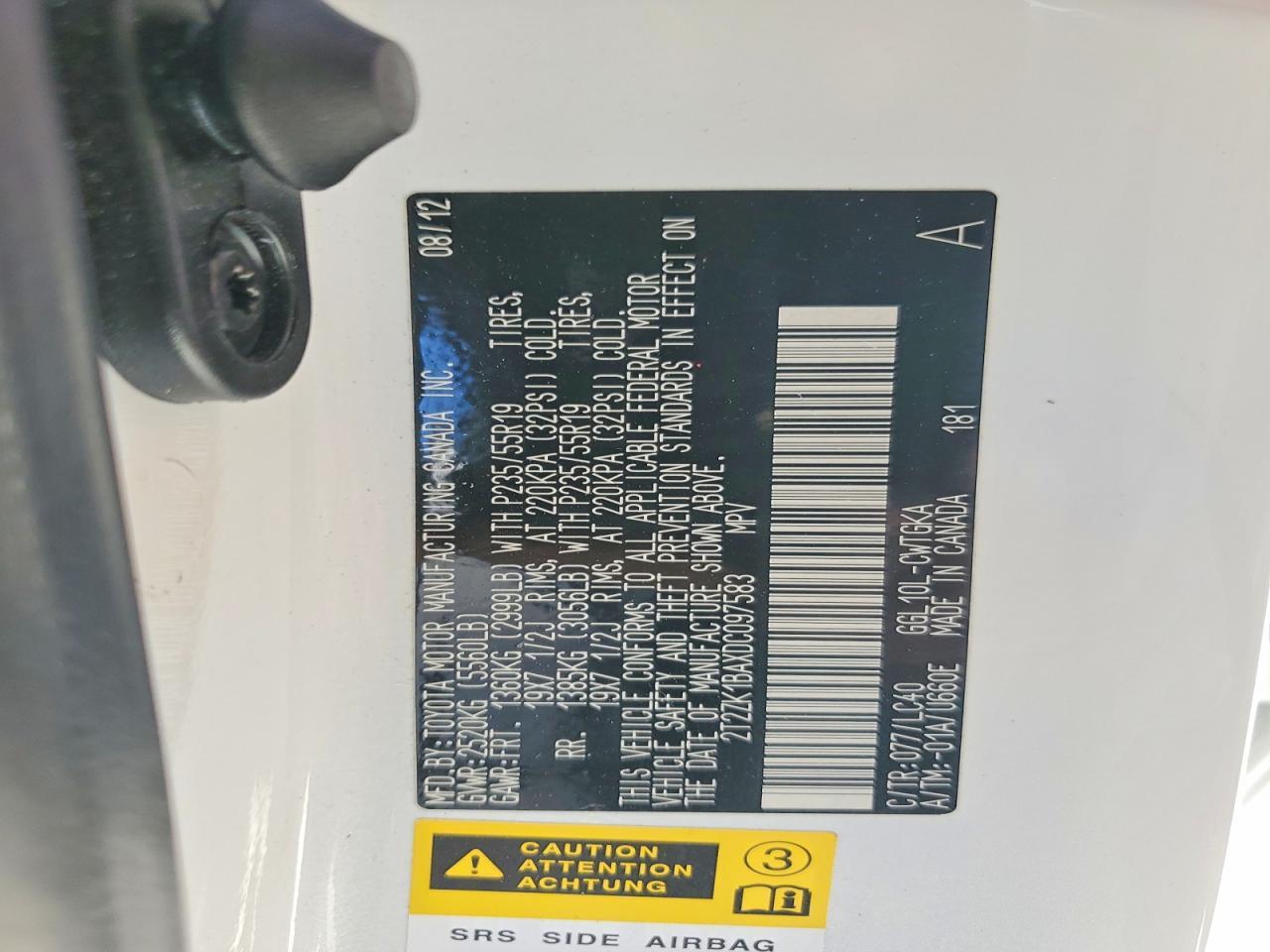 2013 Lexus Rx 350 Base