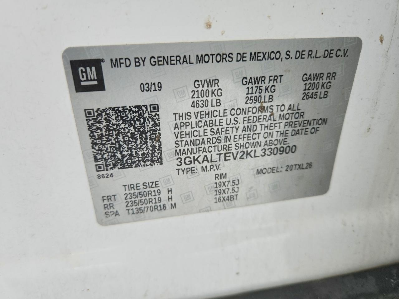 2019 GMC Terrain sle