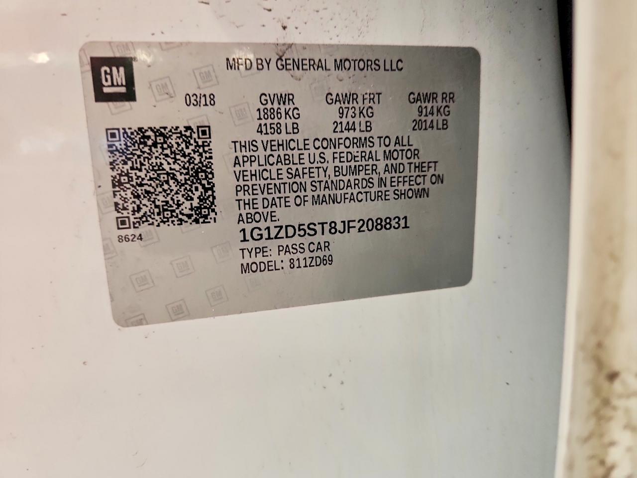2018 Chevrolet Malibu lt