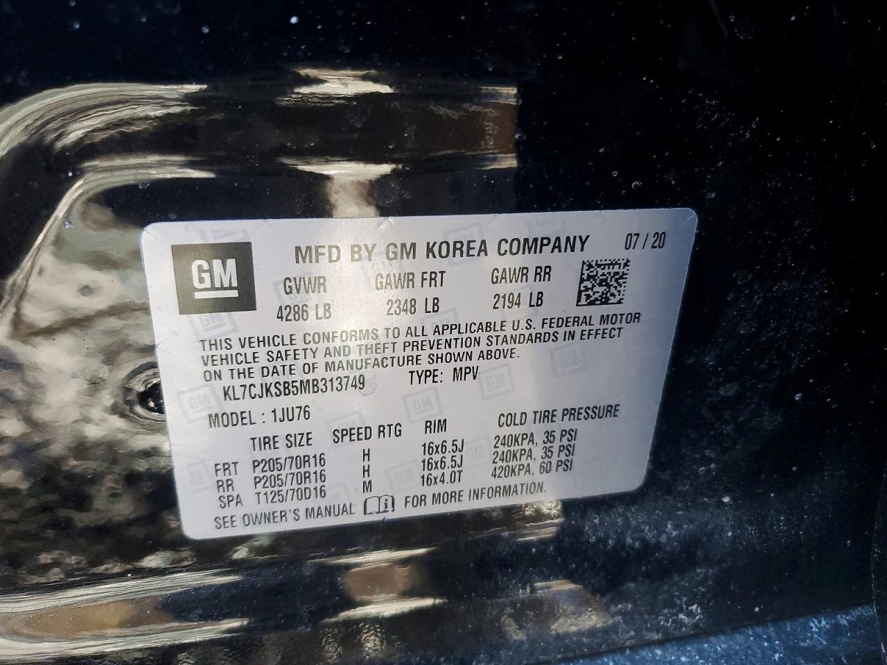 2021 Chevrolet Trax ls