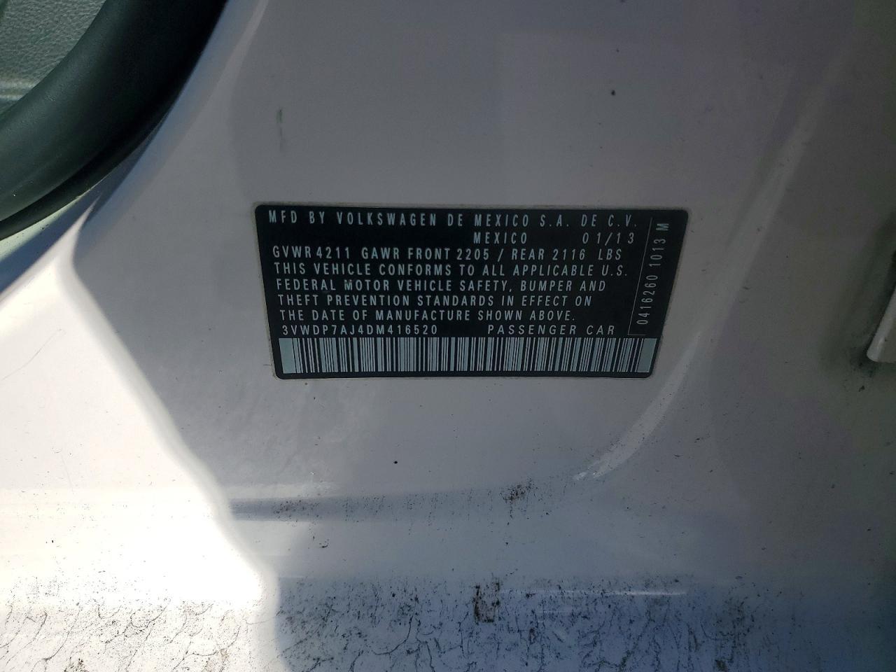 2013 Volkswagen Jetta se