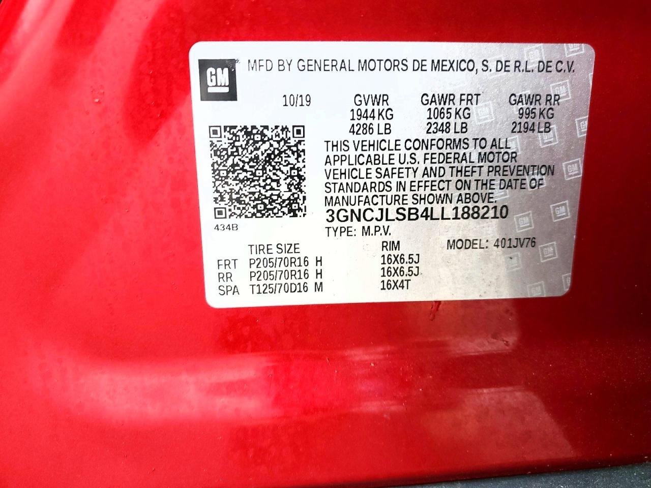 2020 Chevrolet Trax 1LT