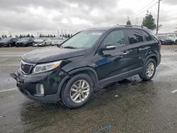 Salvage cars for sale from Copart Rancho Cucamonga, CA: 2014 KIA Sorento lx
