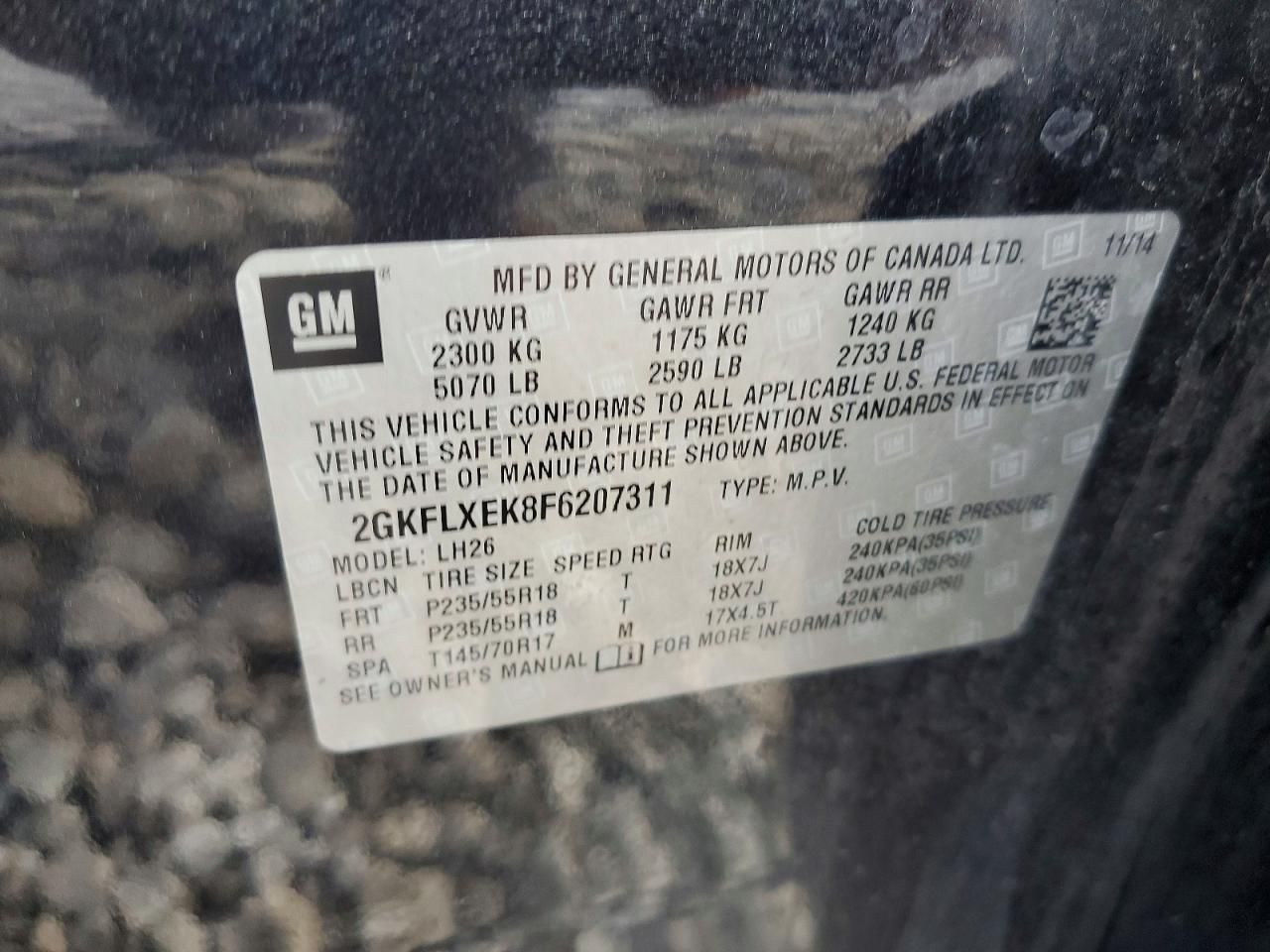 2015 GMC Terrain slt