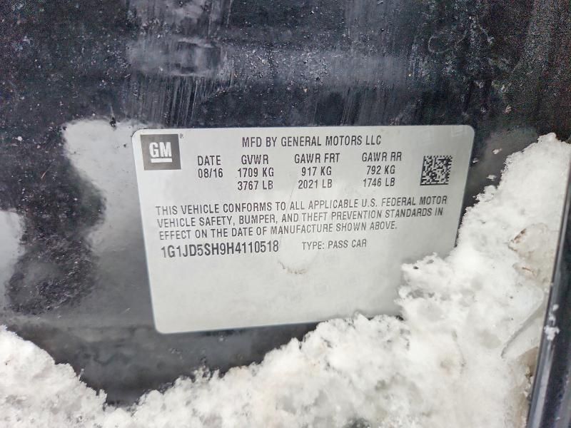 2017 Chevrolet Sonic lt