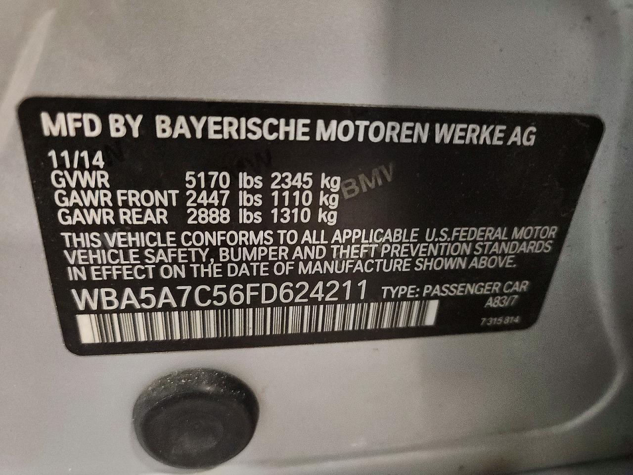 2015 BMW 528 xi