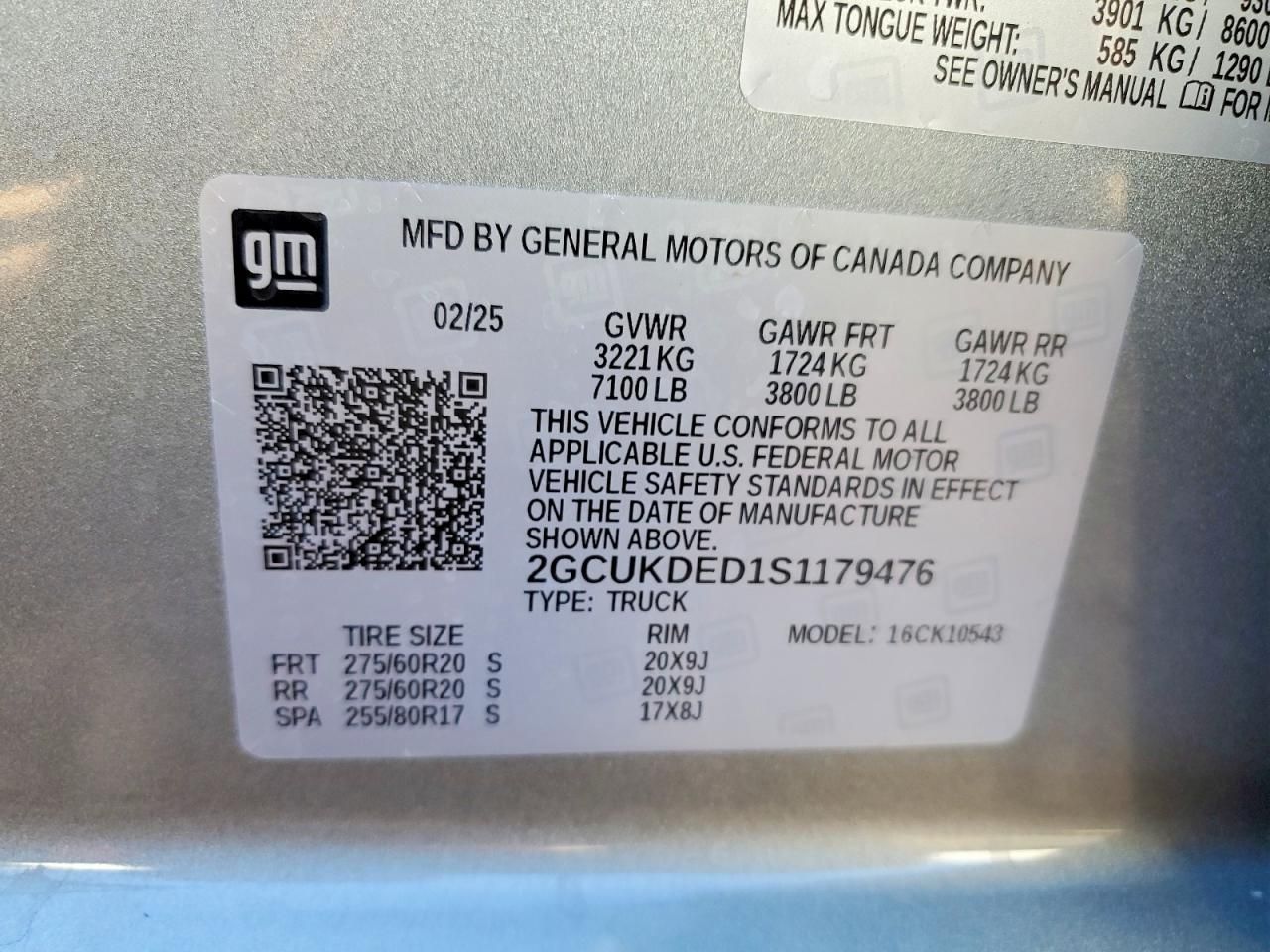 2025 Chevrolet Silverado K1500 lt