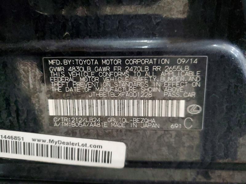 2015 Lexus Gs 350 Base