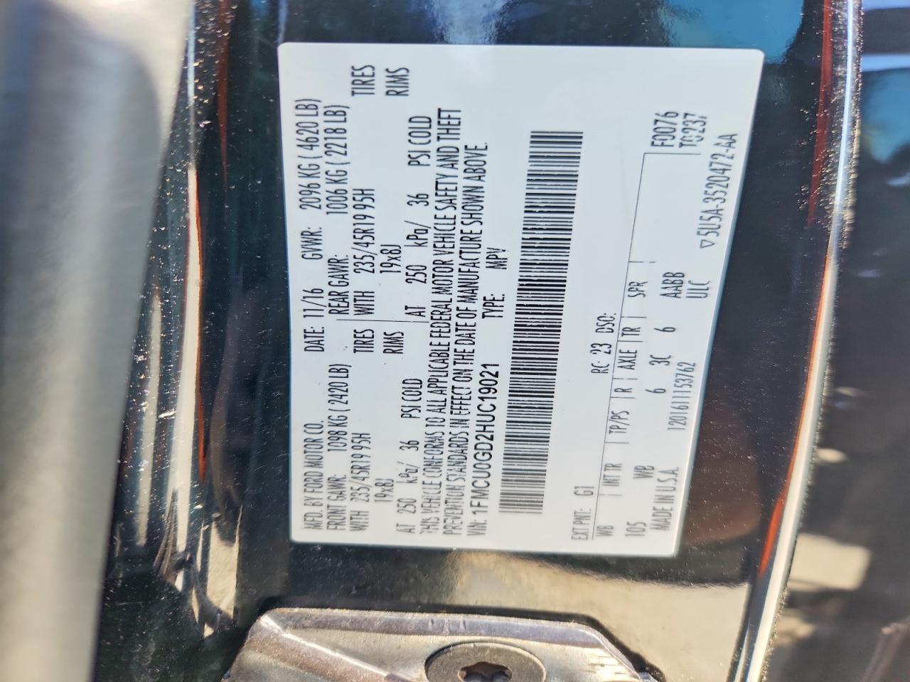 2017 Ford Escape se